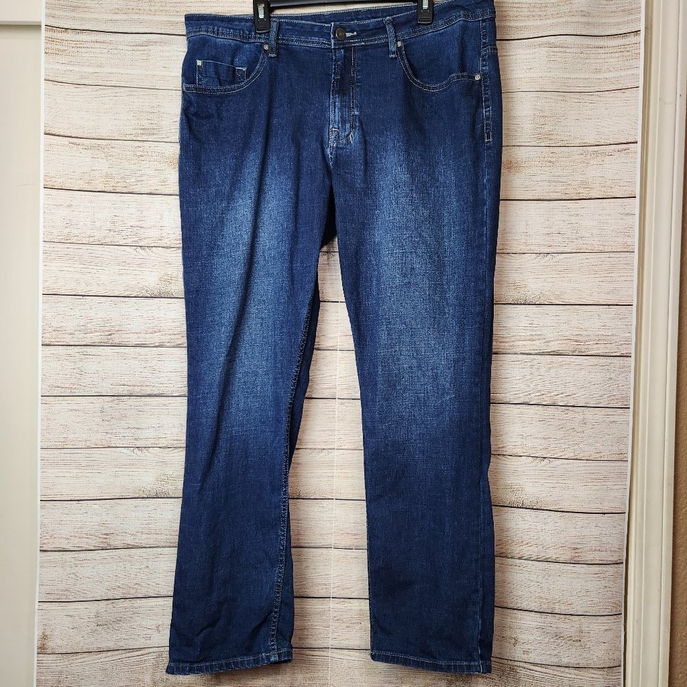 Buffalo David Bitton Men's Jackson-X Straight Fit Denim Jeans Size 38 X 32